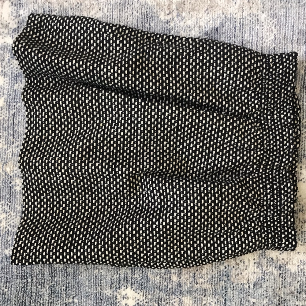 J Crew 00 Black and White Skirt